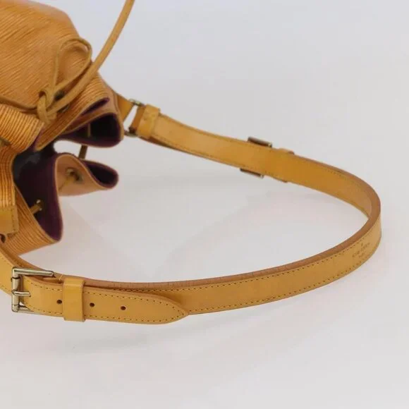 Authentic LOUIS VUITTON Epi Noe Shoulder Bag Tassili Yellow M44009 LV - Picture 14 of 16